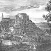 hrad Bouzov na počátku 19. století před přestavbou