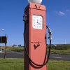 historická benzinová pumpa - 
