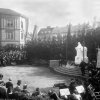 odhalení Mendelova pomníku rok 1910