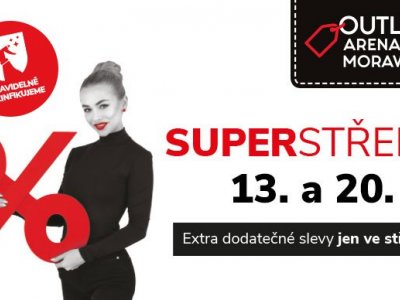ZAČÍNAJÍ KVĚTNOVÉ SUPERSTŘEDY V OUTLET ARENA MORAVIA