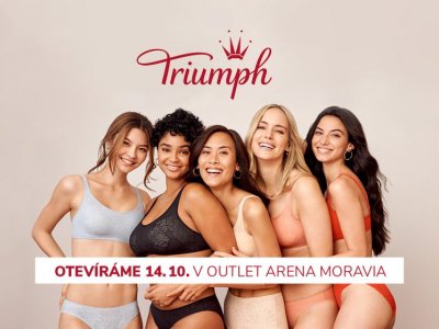 Outlet Arena Moravia vám přináší luxusní prádlo Triumph