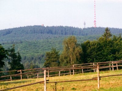 Vrchol Kleti z Krasetína - 1998
